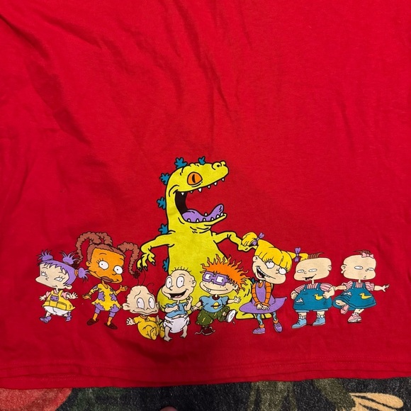 Red Nickelodeon Rugrats Adult Size Large T-shirt - Picture 3 of 5